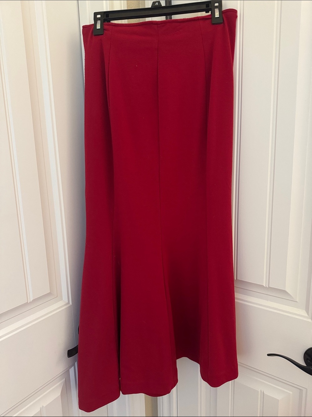 Newport News Red Maxi Skirt
